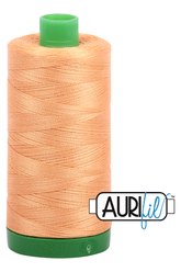 Aurifil Mako 40wt 2-ply Cotton 1000 m 1094 yd. spool - 2214 Golden Honey